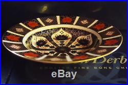 New Royal Crown Derby 2nd Quality Old Imari 1128 Set of 6 x 8 Soup Bowls