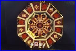 New Royal Crown Derby 2nd Quality Old Imari 1128 Set of 6 x 9 Octagonal Plates