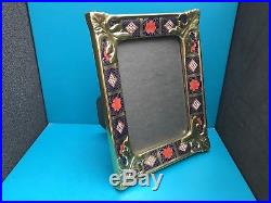 New Royal Crown Derby 2nd Quality Old Imari Solid Gold Band Small Picture Frame