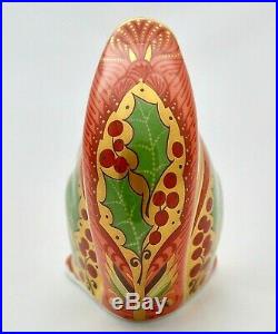 New Royal Crown Derby Christmas Squirrel Paperweight'1st' Quality