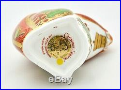 New Royal Crown Derby Christmas Squirrel Paperweight'1st' Quality