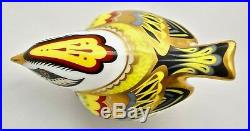 New Royal Crown Derby Flamecrest Bird Paperweight'1st' Quality & Boxed