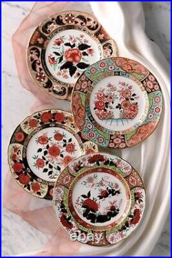 New Royal Crown Derby Imari Accent Derby Pink Camellias Plate 1st Quality Boxed