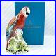 New-Royal-Crown-Derby-Scarlet-Macaw-Parrot-Paperweight-Boxed-Gold-Stopper-01-scnr