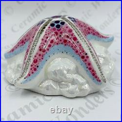 New Royal Crown Derby Starfish Candy Paperweight Boxed Gold Stopper