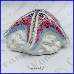 New Royal Crown Derby Starfish Candy Paperweight Boxed Gold Stopper