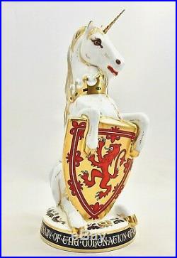 New Royal Crown Derby The Unicorn Of Scotland The Queen's Beasts Paperweight
