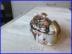 New vintage stock Mini Teapot & Lid Traditional Imari by ROYAL CROWN DERBY