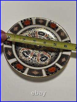 OLD IMARI 1128 Royal Crown Derby Cream Soup Bowl & Saucer