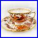 OLDE-AVESBURY-BY-Royal-Crown-Derby-Tea-Cup-Saucer-NEW-NEVER-USED-made-England-01-hqls