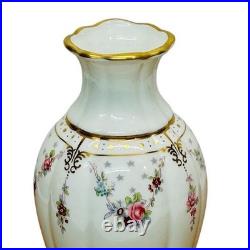 ONE Royal Antoinette Jasmine Vase 7 Royal Crown Derby 1998