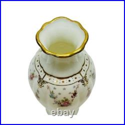 ONE Royal Antoinette Jasmine Vase 7 Royal Crown Derby 1998