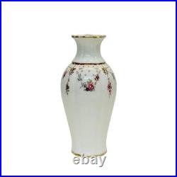 ONE Royal Antoinette Jasmine Vase 7 Royal Crown Derby 1998