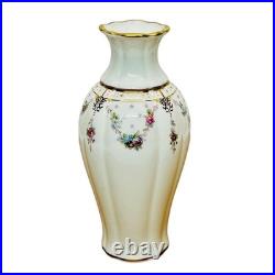ONE Royal Antoinette Jasmine Vase 7 Royal Crown Derby 1998
