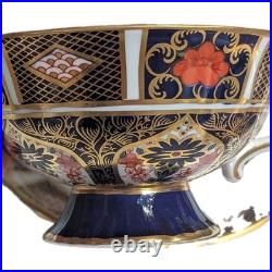 Old Imari 1128 Royal Crown Derby Fine Bone China Tea Cup & Saucer Vintage
