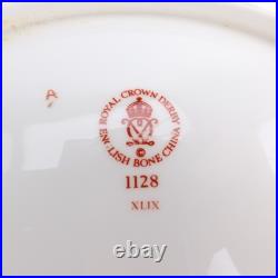 Old Imari (1128) by Royal Crown Derby Bone China 8 7/8 Crescent Salad Plate(s)