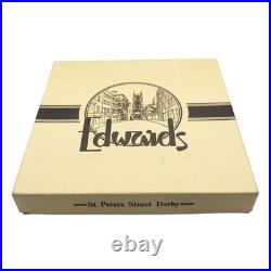 Old Royal Crown Derby Imari Plate #1128 XLIV 1981 in Edwards Box