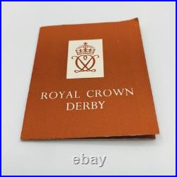 Old Royal Crown Derby Imari Plate #1128 XLIV 1981 in Edwards Box