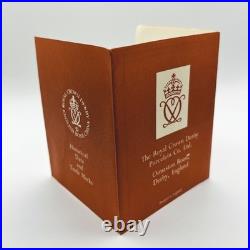 Old Royal Crown Derby Imari Plate #1128 XLIV 1981 in Edwards Box