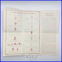 Old Royal Crown Derby Imari Plate #1128 XLIV 1981 in Edwards Box