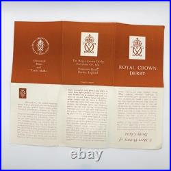 Old Royal Crown Derby Imari Plate #1128 XLIV 1981 in Edwards Box