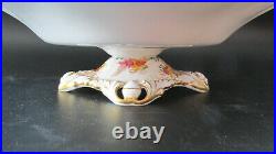 Olde Avesbury A73 Royal Crown Derby Cake Basket Date Marked 1938