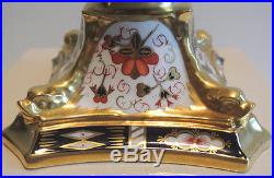 Pair Of Royal Crown Derby 2451 Candlesticks 10 & 1/2 Inches High