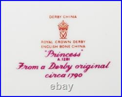 PRINCESS A1281 by Royal Crown Derby Dinner Plate 10.5 NEW NOT USED made England