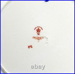 Pair of Antique Royal Crown Derby Imari 10 Plates Hand Painted & Gilt England