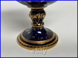 Pair of Royal Crown Derby Old Imari 1128 Urn/Loving Cup Shaped Vases