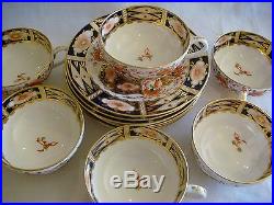 RARE Antique 6 Royal Crown Derby IMARI WITCHES Tea cups and Saucers Sets MINT