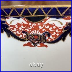 RARE Antique Royal Crown Derby Kings Old Imari Large Square Bowl Stunning