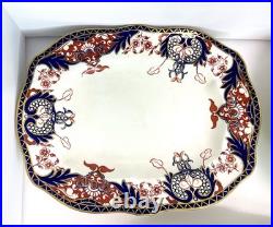 RARE Antique Royal Crown Derby Serving Tureen Set Dishes Kings Pattern Imari