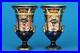 RARE-PAIR-Antique-c1900-ROYAL-CROWN-DERBY-Miniature-IMARI-Campana-Vases-1128-01-in