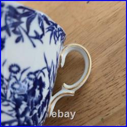 RARE Royal Crown Derby BLUE MIKADO 6-PC Tea Set Trio Cake Plate 1934 R. N. 758225