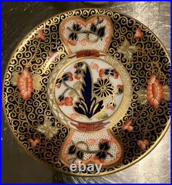 RARE Royal Crown Derby DEMITASSE WITH SAUCER #4591 PAIR c. 1906, 1920