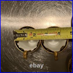 RARE Royal Crown Derby DEMITASSE WITH SAUCER #4591 PAIR c. 1906, 1920