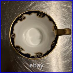 RARE Royal Crown Derby DEMITASSE WITH SAUCER #4591 PAIR c. 1906, 1920