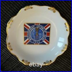 RARE Royal Crown Derby Official FA 1966 World Cup Jules Rimet China Trinket Dish
