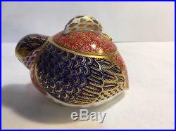 RARE Royal Crown Derby Pheasant Bird Tea Set Lidded Teapot Creamer Sugar Bowl