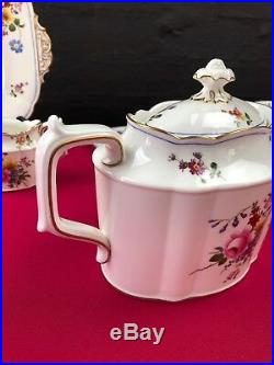 RARE Royal Crown Derby Posies 1st 1932 Tea Set for 2 Large Teapot Trios Cake Jug