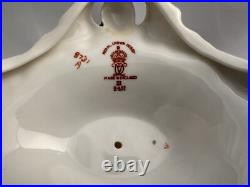 RARE Royal Crown Derby, Traditional Imari 2451 Oval Pedestal Compote