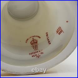 READ Antique 19th Century Royal Crown Derby Tiffany & Co Porcelain Pedestal Vase