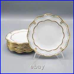 READ Royal Crown Derby Lombardy Bread Plates Set of 8 6 1/8 FREE USA SHIPPING