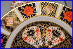 READ Royal Crown Derby Old Imari Bread Plates Set of 7- 6 3/8 FREE USA SHIP