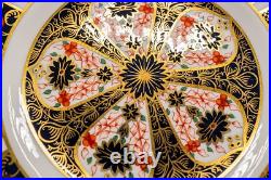 READ Royal Crown Derby Old Imari Bread Plates Set of 7- 6 3/8 FREE USA SHIP