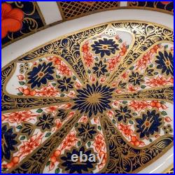 READ Royal Crown Derby Old Imari Gravy Sauce Boat with Underplate
