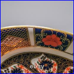 READ Royal Crown Derby Old Imari Gravy Sauce Boat with Underplate