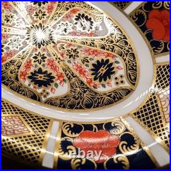 READ Royal Crown Derby Old Imari Gravy Sauce Boat with Underplate
