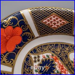 READ Royal Crown Derby Old Imari Gravy Sauce Boat with Underplate